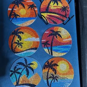 Coasters Palm Designs handmade